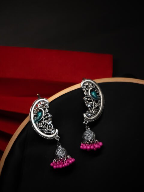 Ear Cuff Jhumka Earrings