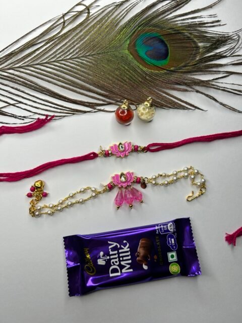 KUMUDINI LOTUS COUPLE RAKHI